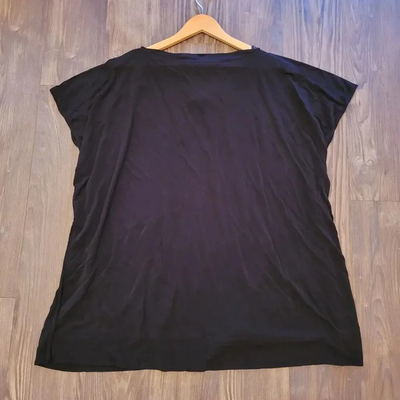 Diane von Furstenberg Women's Beonica Draped Matte Jersey Dress Size Small Black - Picture 4 of 11